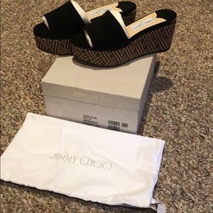 Jimmy Choo women’s wedges. Size 36.5 (6.5 US) NEW